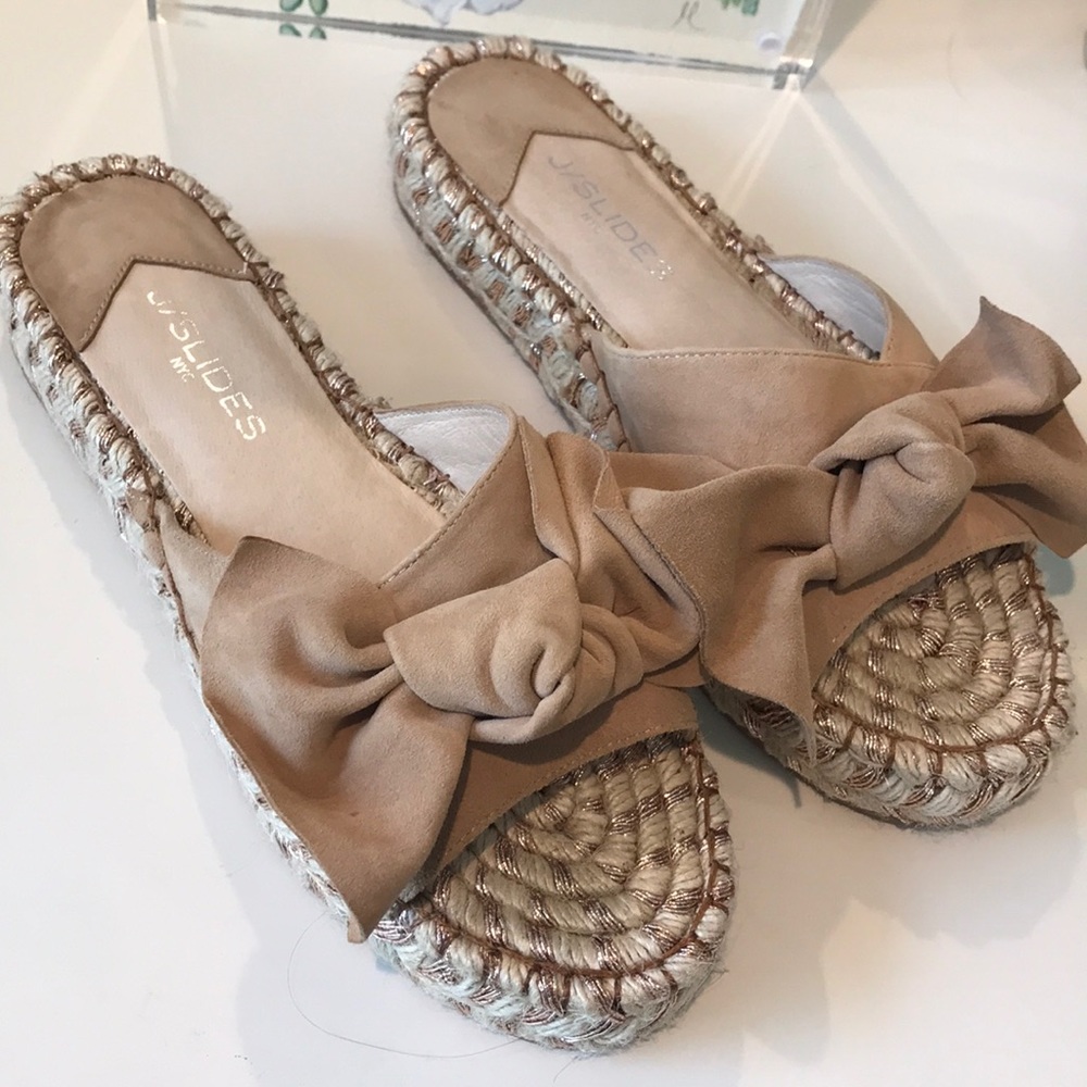 Espadrille slides